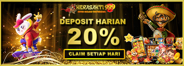 BONUS DEPOSIT 20% ( KLAIM SETIAP HARI )